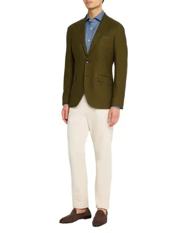 Etro Men's Basic Textured Blazer | Thumbnail 1 Etro Men's Basic Textured Blazer | Thumbnail 1