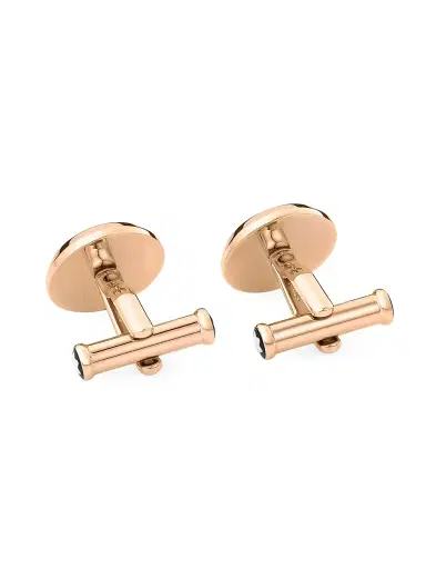 Montblanc Men's Goldtone Stainless Steel Round Cufflinks - Rose Gold | Thumbnail 2 Montblanc Men's Goldtone Stainless Steel Round Cufflinks - Rose Gold | Thumbnail 2