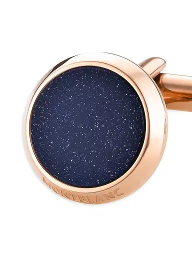 Montblanc Men's Goldtone Stainless Steel Round Cufflinks - Rose Gold | Thumbnail 3 Montblanc Men's Goldtone Stainless Steel Round Cufflinks - Rose Gold | Thumbnail 3