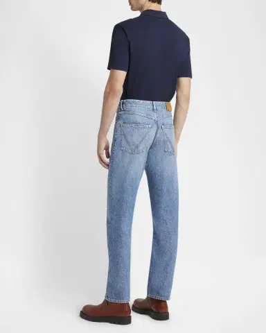 Bottega Veneta Men 's Eco Wash Slim-Straight Jeans | Thumbnail 2 Bottega Veneta Men 's Eco Wash Slim-Straight Jeans | Thumbnail 2