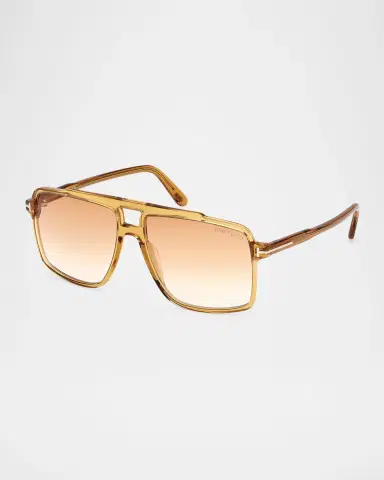 Tom Ford Men's Kemp Acetate Rectangle Sunglasses | Thumbnail 2 Tom Ford Men's Kemp Acetate Rectangle Sunglasses | Thumbnail 2