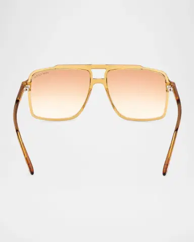 Tom Ford Men's Kemp Acetate Rectangle Sunglasses | Thumbnail 4 Tom Ford Men's Kemp Acetate Rectangle Sunglasses | Thumbnail 4