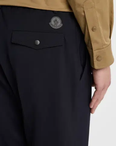 Moncler Men's Tailored Gabardine Pants | Thumbnail 4 Moncler Men's Tailored Gabardine Pants | Thumbnail 4