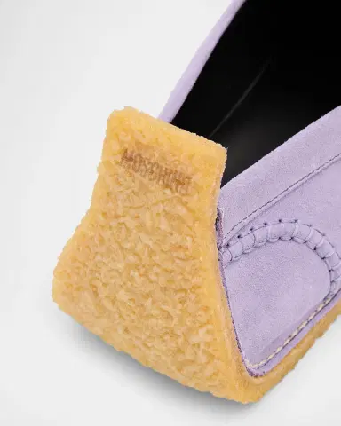 Moschino Men 's Suede Moccasins | Thumbnail 4 Moschino Men 's Suede Moccasins | Thumbnail 4