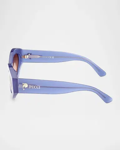 Pucci Cat-Eye Acetate Sunglasses | Thumbnail 3 Pucci Cat-Eye Acetate Sunglasses | Thumbnail 3