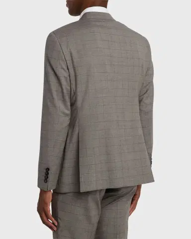 Giorgio Armani Men's Windowpane Suit | Thumbnail 4 Giorgio Armani Men's Windowpane Suit | Thumbnail 4