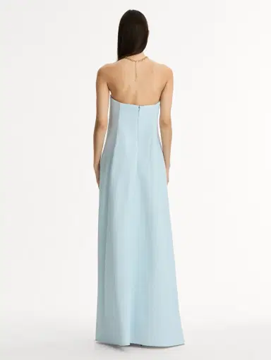 Oscar de la Renta Chiné Cyclamen Strapless Gown | Thumbnail 3 Oscar de la Renta Chiné Cyclamen Strapless Gown | Thumbnail 3