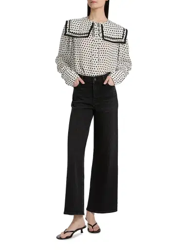 FRAME Women's Le Slim Palazzo Ankle Jeans - Etch | Thumbnail 2 FRAME Women's Le Slim Palazzo Ankle Jeans - Etch | Thumbnail 2