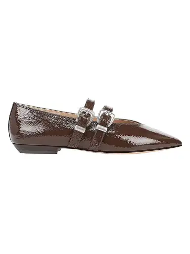 Veronica Beard Women's Bancroft Leather Mary Janes - Espresso - Size 11 | Thumbnail 1 Veronica Beard Women's Bancroft Leather Mary Janes - Espresso - Size 11 | Thumbnail 1