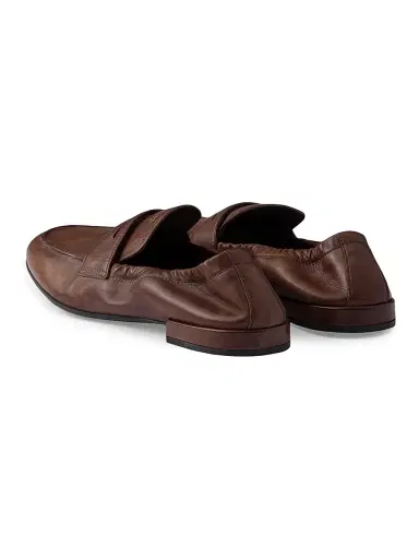 Prada Women's Shuffle Antiqued Leather Loafers | Thumbnail 2 Prada Women's Shuffle Antiqued Leather Loafers | Thumbnail 2