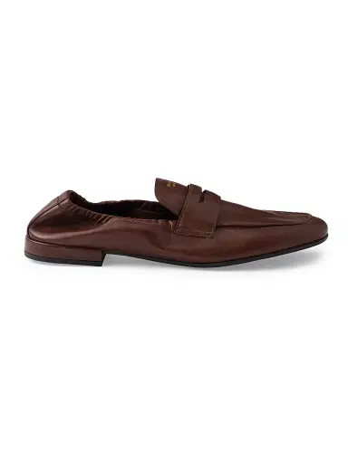 Prada Women's Shuffle Antiqued Leather Loafers | Thumbnail 1 Prada Women's Shuffle Antiqued Leather Loafers | Thumbnail 1