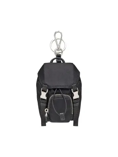 Prada Men's Re-Nylon Mini Pouch - Black | Thumbnail 1 Prada Men's Re-Nylon Mini Pouch - Black | Thumbnail 1
