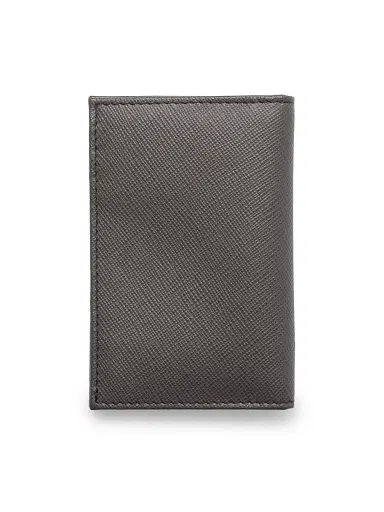 Prada Men's Saffiano Leather Card Holder | Thumbnail 3 Prada Men's Saffiano Leather Card Holder | Thumbnail 3