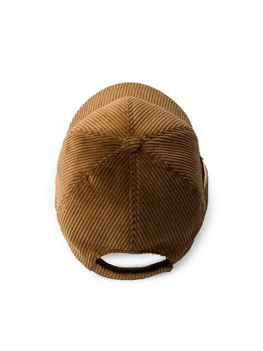 Prada Women's Corduroy Baseball Cap - Brown - Size XL | Thumbnail 3 Prada Women's Corduroy Baseball Cap - Brown - Size XL | Thumbnail 3