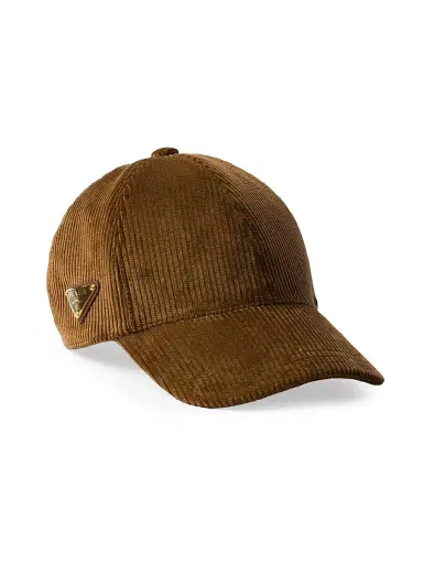 Prada Women's Corduroy Baseball Cap - Brown - Size XL | Thumbnail 1 Prada Women's Corduroy Baseball Cap - Brown - Size XL | Thumbnail 1