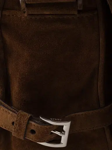 Prada Men's Suede Shoulder Bag | Thumbnail 6 Prada Men's Suede Shoulder Bag | Thumbnail 6
