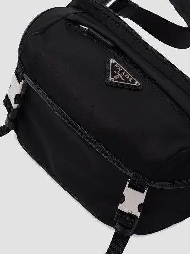 Prada Men's Re-Nylon And Saffiano Leather Shoulder Bag | Thumbnail 5 Prada Men's Re-Nylon And Saffiano Leather Shoulder Bag | Thumbnail 5