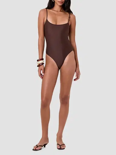 NICHOLAS Women's Dione One-Piece Swimsuit - Espresso | Thumbnail 2 NICHOLAS Women's Dione One-Piece Swimsuit - Espresso | Thumbnail 2