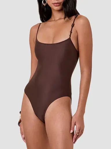 NICHOLAS Women's Dione One-Piece Swimsuit - Espresso | Thumbnail 4 NICHOLAS Women's Dione One-Piece Swimsuit - Espresso | Thumbnail 4