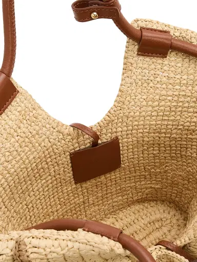 Zimmermann Women's Goldentime Ruffle Tote Bag - Natural | Thumbnail 4 Zimmermann Women's Goldentime Ruffle Tote Bag - Natural | Thumbnail 4