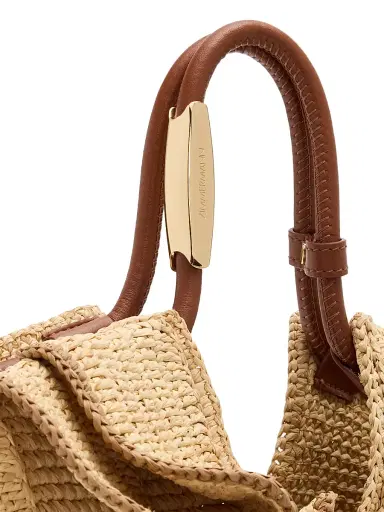 Zimmermann Women's Goldentime Ruffle Tote Bag - Natural | Thumbnail 5 Zimmermann Women's Goldentime Ruffle Tote Bag - Natural | Thumbnail 5