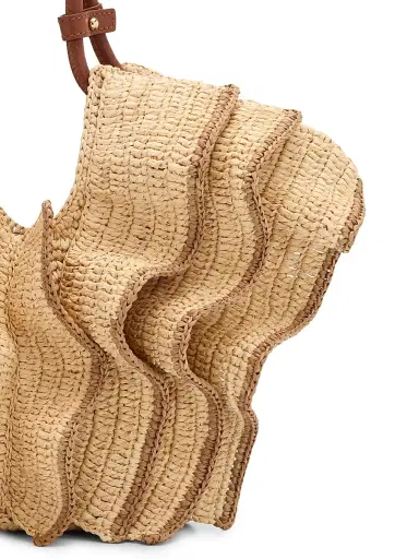 Zimmermann Women's Goldentime Ruffle Tote Bag - Natural | Thumbnail 6 Zimmermann Women's Goldentime Ruffle Tote Bag - Natural | Thumbnail 6