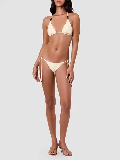 NICHOLAS Women's Camilla Beaded Bikini Bottom - Lemon | Thumbnail 2 NICHOLAS Women's Camilla Beaded Bikini Bottom - Lemon | Thumbnail 2
