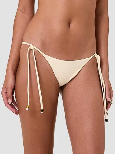 NICHOLAS Women's Camilla Beaded Bikini Bottom - Lemon | Thumbnail 4 NICHOLAS Women's Camilla Beaded Bikini Bottom - Lemon | Thumbnail 4