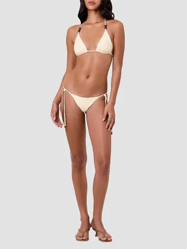NICHOLAS Women's Rita Racerback Bikini Top - Lemon | Thumbnail 2 NICHOLAS Women's Rita Racerback Bikini Top - Lemon | Thumbnail 2