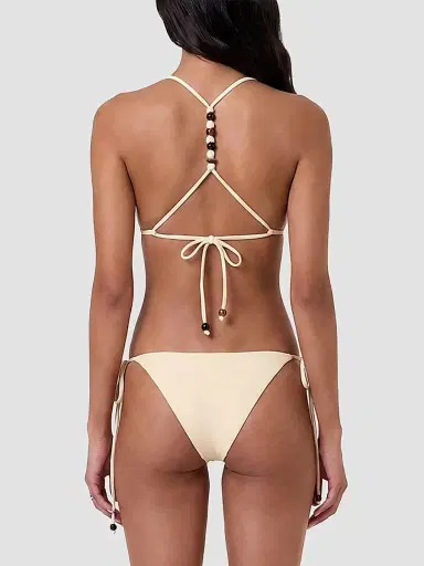 NICHOLAS Women's Rita Racerback Bikini Top - Lemon | Thumbnail 3 NICHOLAS Women's Rita Racerback Bikini Top - Lemon | Thumbnail 3
