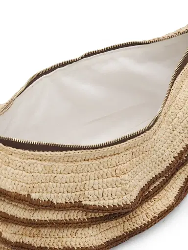 Zimmermann Women's Goldentime Ruffle Shoulder Bag - Natural | Thumbnail 4 Zimmermann Women's Goldentime Ruffle Shoulder Bag - Natural | Thumbnail 4