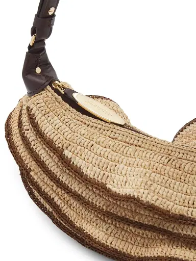 Zimmermann Women's Goldentime Ruffle Shoulder Bag - Natural | Thumbnail 6 Zimmermann Women's Goldentime Ruffle Shoulder Bag - Natural | Thumbnail 6