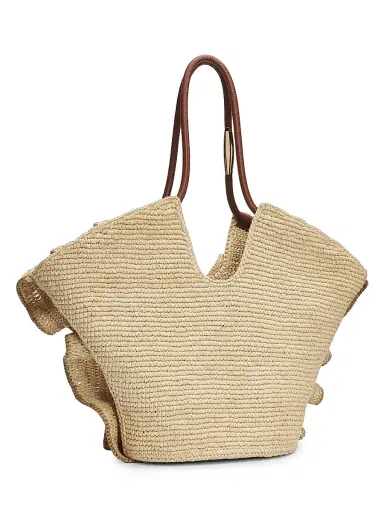 Zimmermann Women's Goldentime Raffia Tote Bag - Natural | Thumbnail 3 Zimmermann Women's Goldentime Raffia Tote Bag - Natural | Thumbnail 3