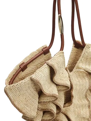 Zimmermann Women's Goldentime Raffia Tote Bag - Natural | Thumbnail 5 Zimmermann Women's Goldentime Raffia Tote Bag - Natural | Thumbnail 5