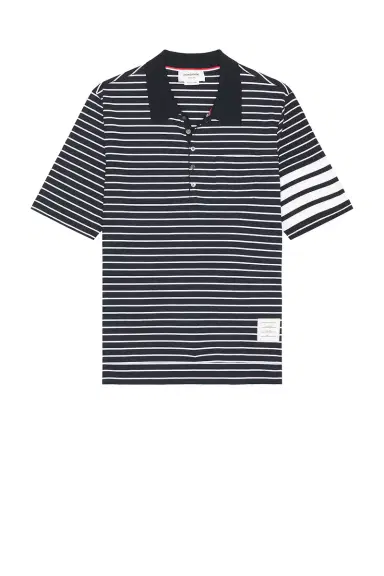 Thom Browne Short Sleeve Polo | Thumbnail 4 Thom Browne Short Sleeve Polo | Thumbnail 4