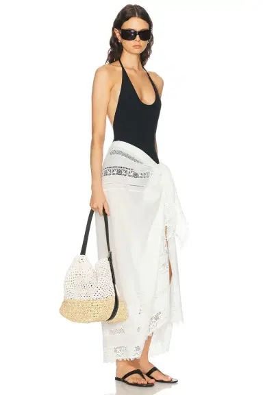 TOTEME Medium Belted Paper Tote Bag | Thumbnail 2 TOTEME Medium Belted Paper Tote Bag | Thumbnail 2