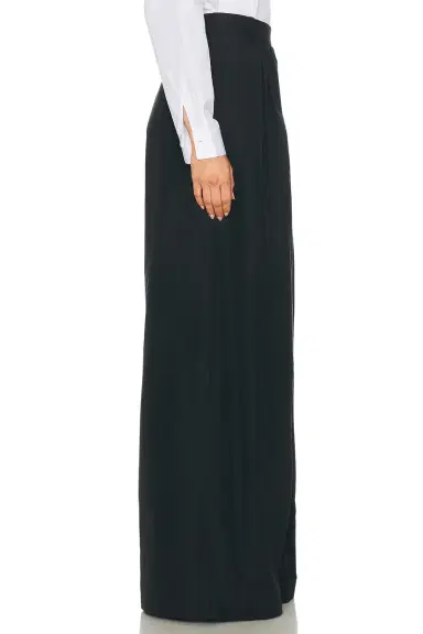 Ralph Lauren Collection Vanessa Full Length Pleated Pant | Thumbnail 3 Ralph Lauren Collection Vanessa Full Length Pleated Pant | Thumbnail 3