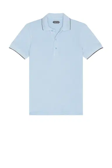 Tom Ford Contrast Lyocell Piquet Polo | Thumbnail 4 Tom Ford Contrast Lyocell Piquet Polo | Thumbnail 4