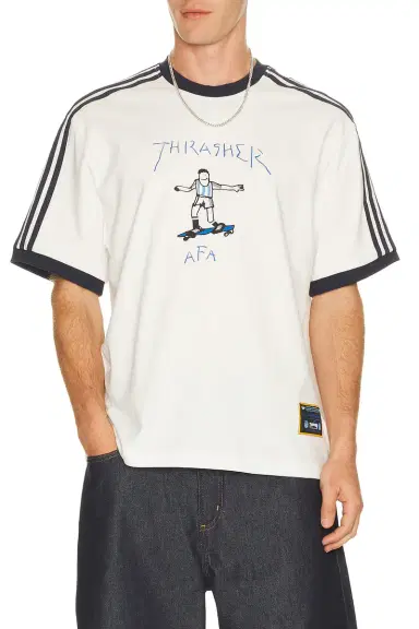 adidas Originals x Thrasher Magazine x AFA Tee | Thumbnail 1 adidas Originals x Thrasher Magazine x AFA Tee | Thumbnail 1