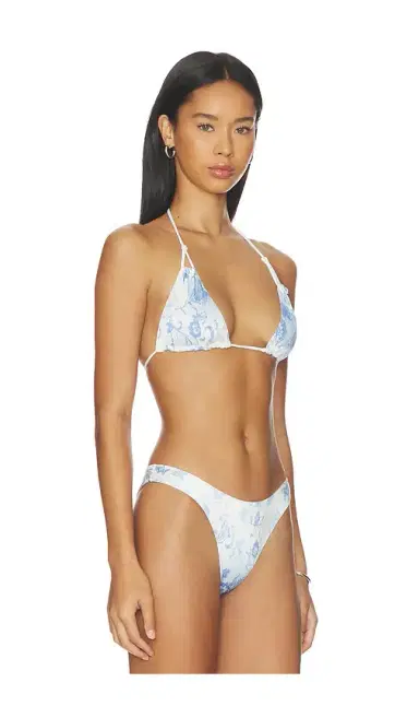 Frankies Bikinis Ari Satin Bikini Top | Thumbnail 2 Frankies Bikinis Ari Satin Bikini Top | Thumbnail 2