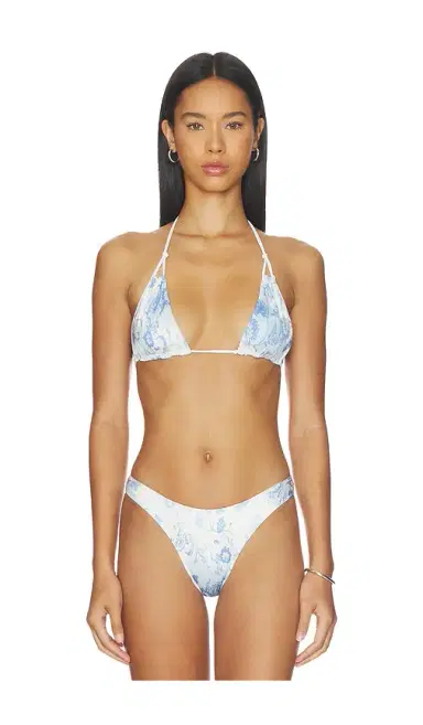 Frankies Bikinis Ari Satin Bikini Top | Thumbnail 1 Frankies Bikinis Ari Satin Bikini Top | Thumbnail 1