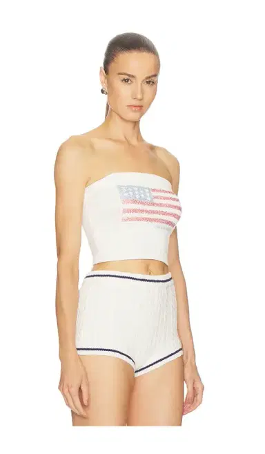 LoveShackFancy Deserae Tube Top | Thumbnail 2 LoveShackFancy Deserae Tube Top | Thumbnail 2
