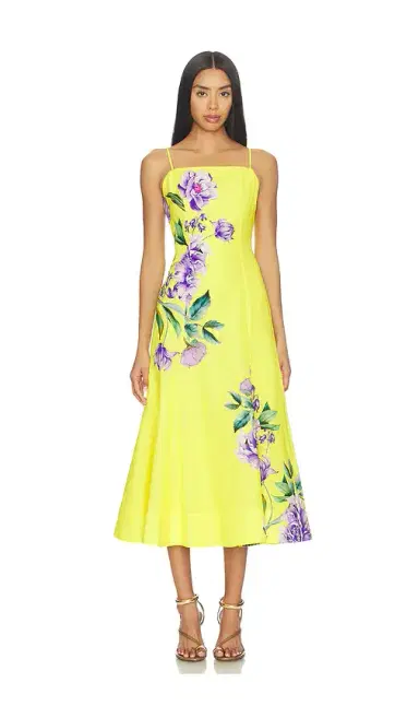 Hemant & Nandita Paneled Midi Dress | Thumbnail 1 Hemant & Nandita Paneled Midi Dress | Thumbnail 1