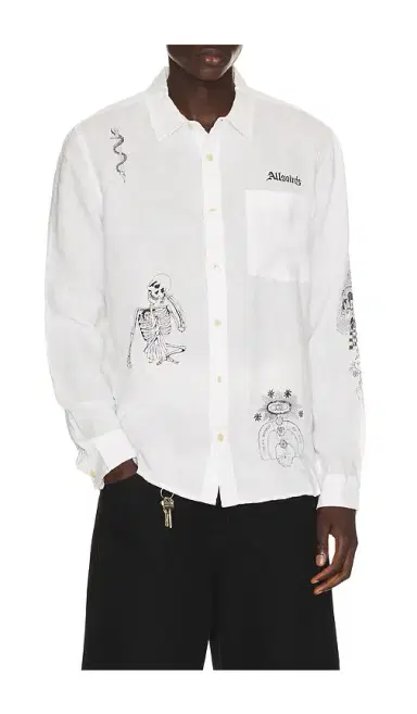 AllSaints Terror Long Sleeve Shirt | Thumbnail 1 AllSaints Terror Long Sleeve Shirt | Thumbnail 1