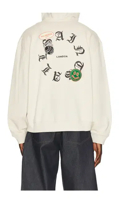 AllSaints Patcher Zip Through Hoodie | Thumbnail 3 AllSaints Patcher Zip Through Hoodie | Thumbnail 3