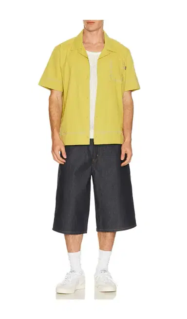 HUF Pinstripe Embroidered Resort Shirt | Thumbnail 3 HUF Pinstripe Embroidered Resort Shirt | Thumbnail 3