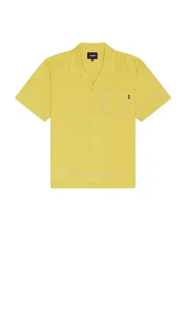 HUF Pinstripe Embroidered Resort Shirt | Thumbnail 4 HUF Pinstripe Embroidered Resort Shirt | Thumbnail 4