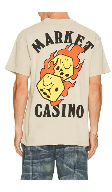 Market Flaming Dice T-Shirt | Thumbnail 2 Market Flaming Dice T-Shirt | Thumbnail 2