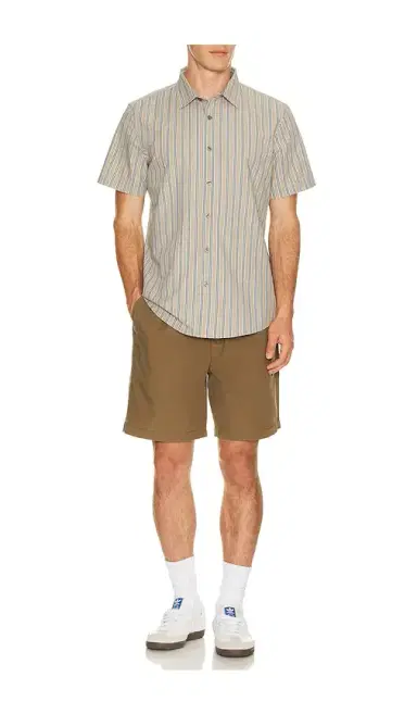 Rhone Brezza Linen Blend Short Sleeve Shirt | Thumbnail 3 Rhone Brezza Linen Blend Short Sleeve Shirt | Thumbnail 3