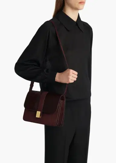 Khaite Blake Crossbody In Rouge Noir | Thumbnail 5 Khaite Blake Crossbody In Rouge Noir | Thumbnail 5